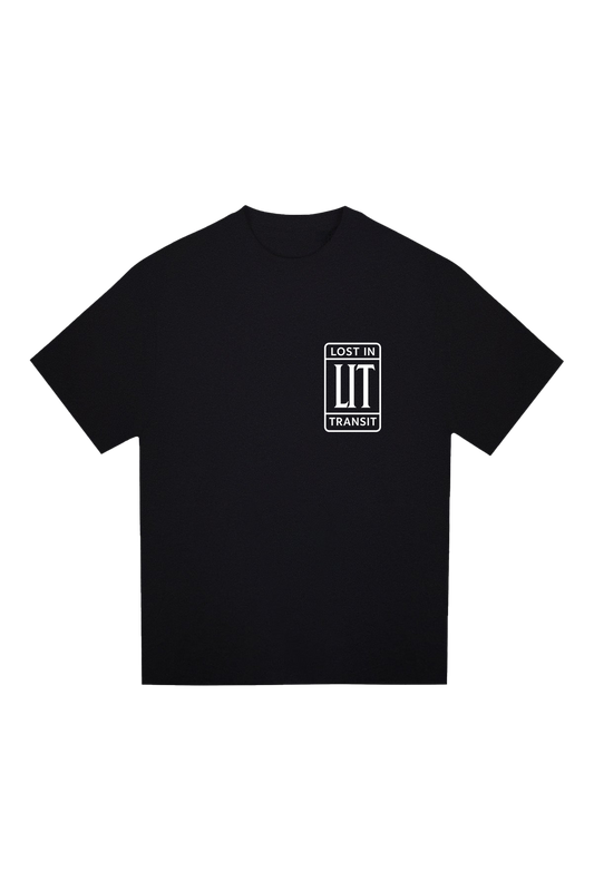 LIT Badge Heavyweight Black T-Shirt