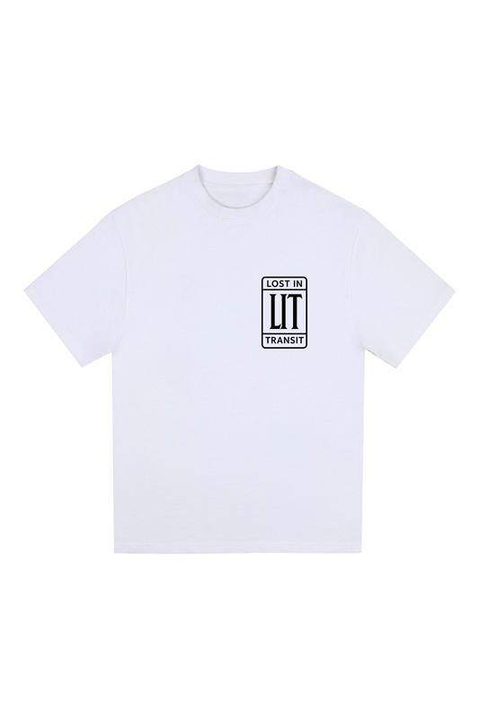 LIT Badge Heavyweight White T-Shirt